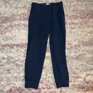 Dudley Stephens navy blue fleece joggers XS